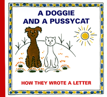 přebal knihy A Doggie and a Pussycat: How They Wrote a Letter